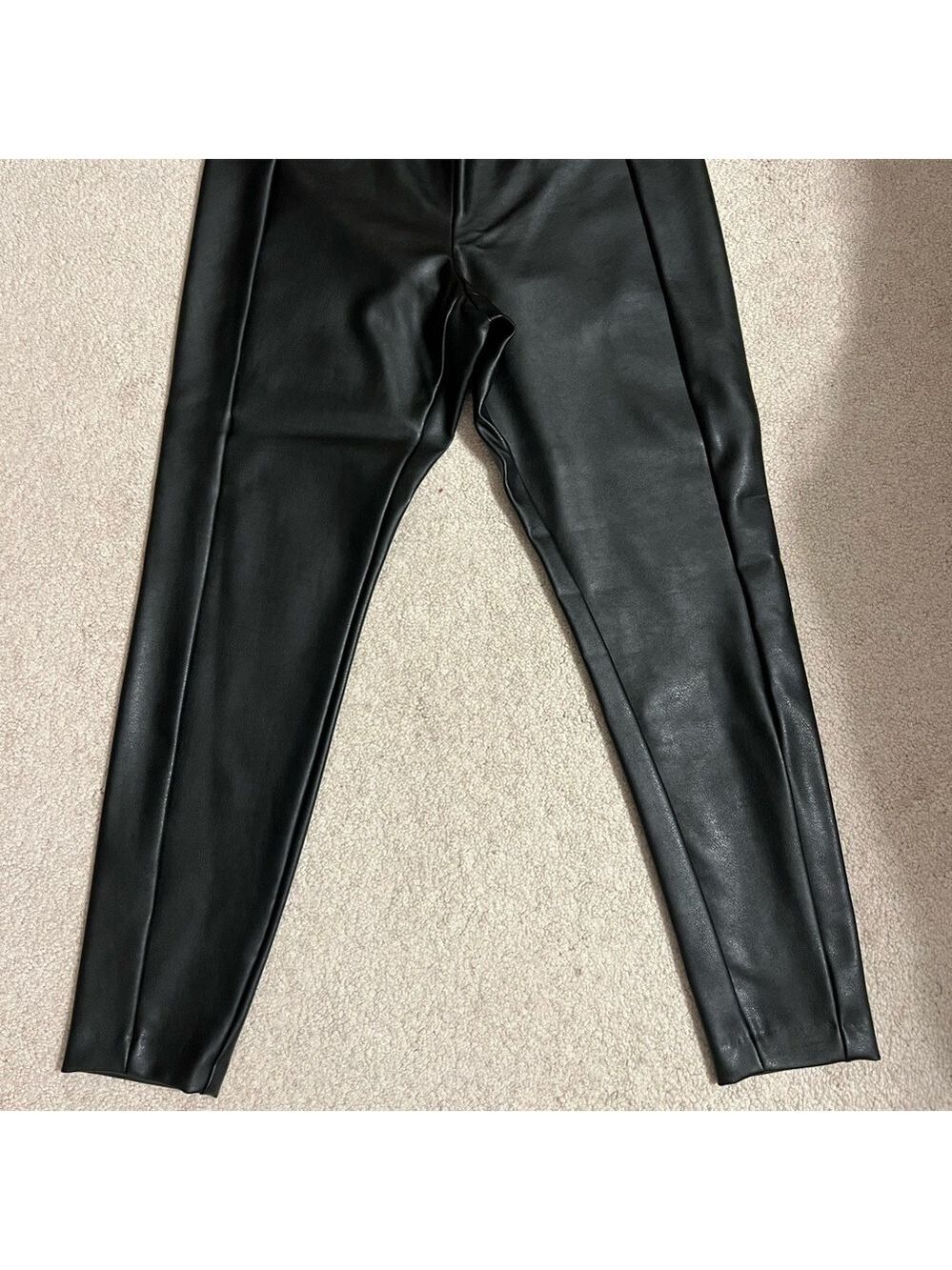 NWOT Banana Republic Vegan Leather Devon Legging Pants 8 Petite - Picture 8 of 8